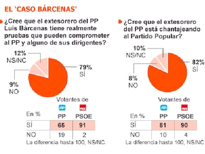 Ni sus votantes creen al PP sobre Bárcenas