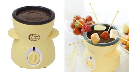 Esta máquina para fondue de chocolate tiene una capacidad máxima de 300 ml.