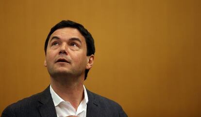 Piketty, en la Universidad de Berkeley de California el pasado abril.