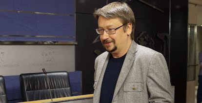 El portavoz de En Comú Podem, Xavier Domènech.