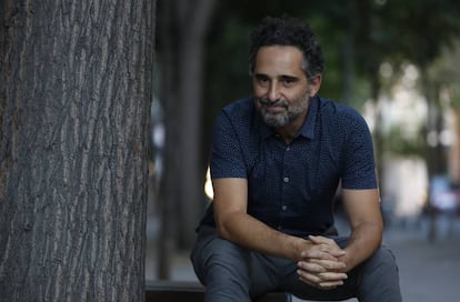 El cantante uruguayo Jorge Drexler, antes de la entrevista en Madrid.