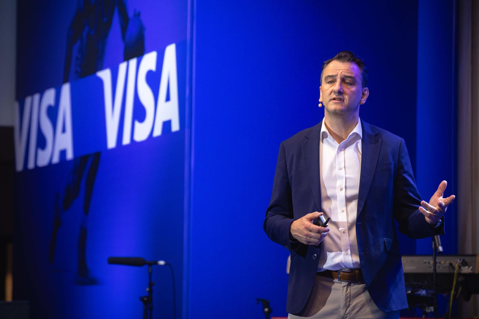 Antony Cahill, consejero delegado de Visa en Europa, en una imagen cedida por la compañía.