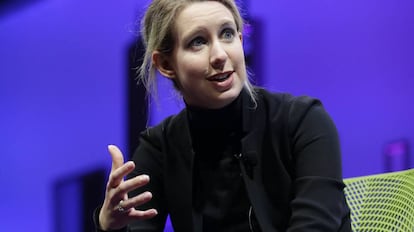 Elizabeth Holmes, fundadora da Theranos.