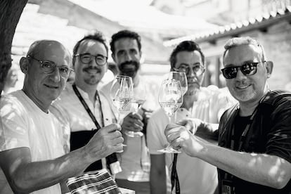 Los chefs españoles invitados al evento: Paco Pérez, Paco Morales, Fernando Pérez Arellano, Quique Dacosta y Albert Adrià.