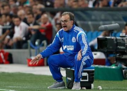 Marcelo Bielsa, durante su etapa como entrenador del Marsellla