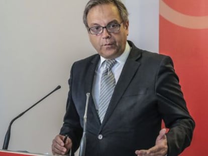 El candidato del PSOE al Ayuntamiento de Madrid, Antonio Miguel Carmona.