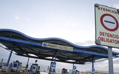 El puerto de Castellón estuvo paralizado.