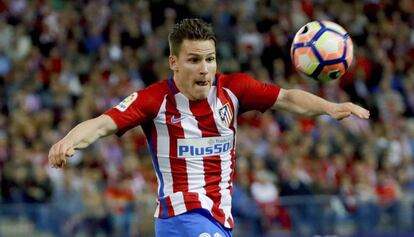 Kevin Gameiro durante un partido de Liga.