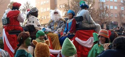 Gamou Dieng, en la cabalgata del año pasado.