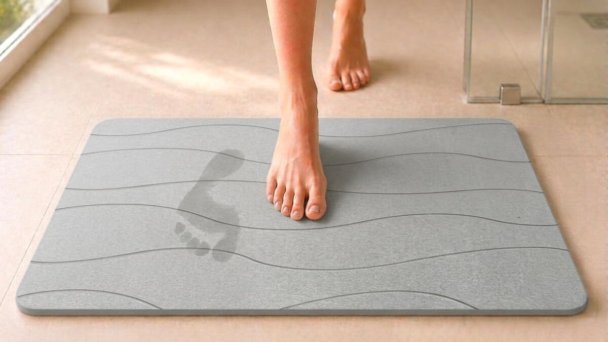 La alfombra de diatomita con mejor relación calidad-precio en Amazon.