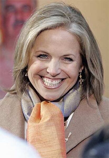 Katie Couric, en un programa de televisión el pasado día 5.