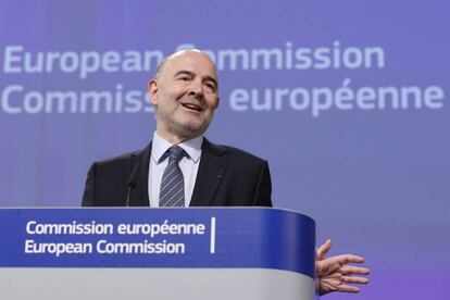 El comisario europeo de Asuntos Econ&oacute;micos y Financieros, Pierre Moscovici