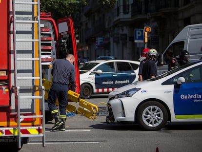 En la imagen, un accidente en la calle Aragón de Barcelona, en junio.