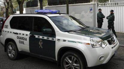 Un cotxe de la Guàrdia Civil.