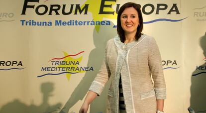 María José Català, este miércoles en el Fórum Europa.