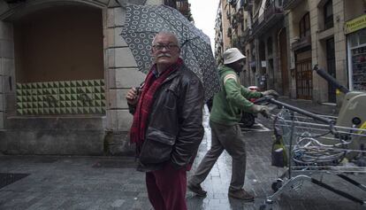 Eugeni Madueño al Raval de Barcelona.