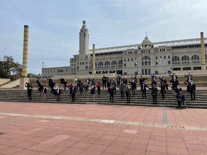 Presentación de Sport Tech junto al Estadio Olímpico de Montjuïc