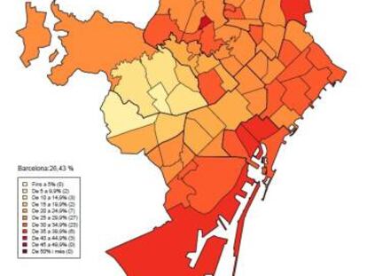 Colau va guanyar en 63 dels 73 barris