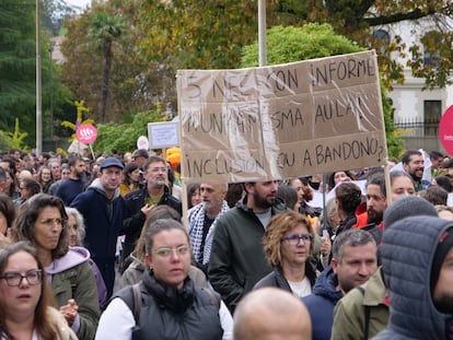 Huelga profesores Galicia