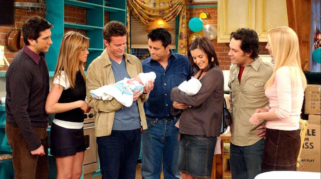 El reparto de 'Friends' en el último capítulo de la serie