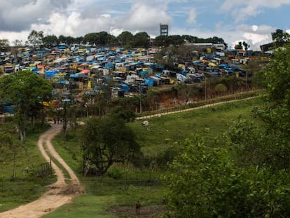 Acampamento do MTST na Grande São Paulo.