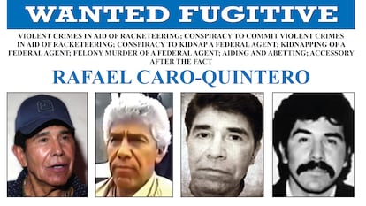 Orden de búsqueda del narcotraficante Rafael Caro Quintero.