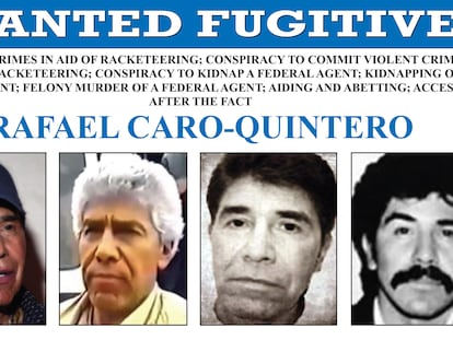 Orden de búsqueda del narcotraficante Rafael Caro Quintero.