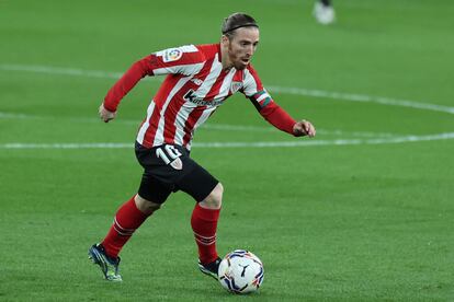 Iker Muniain, en un partido con el Athletic el pasado febrero.