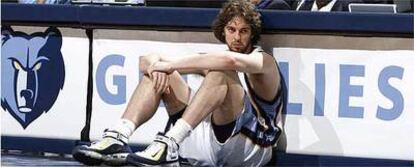 Gasol, en un partido con los Grizzlies