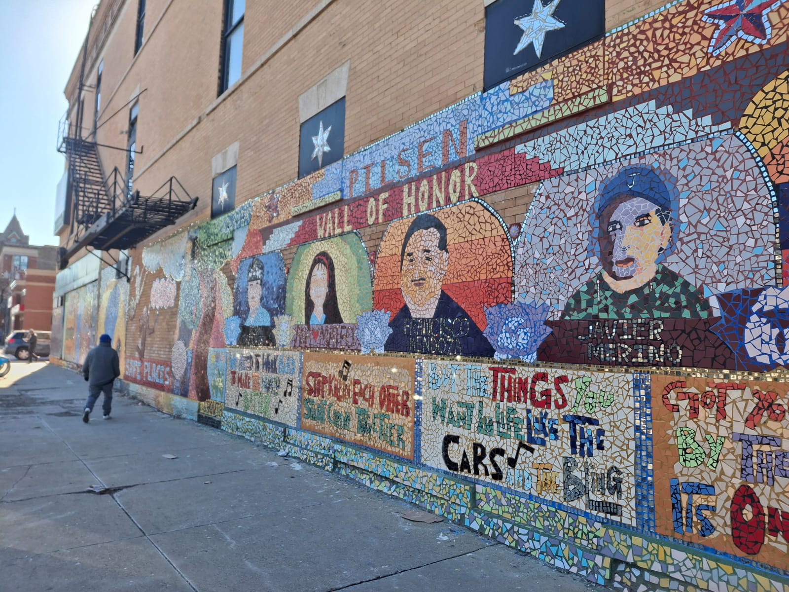 Las calles del barrio Pilsen en Chicago.