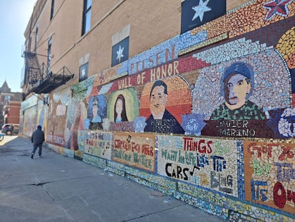 Las calles del barrio Pilsen en Chicago.