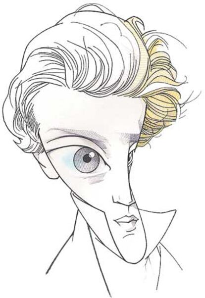 El pensador danés Søren Kierkegaard (1813-1855), visto por Loredano.