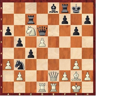 Posición tras 23 …g6