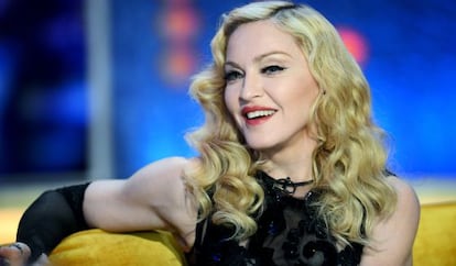 Madonna, en el programa británico 'The Jonathan Ross Show'.