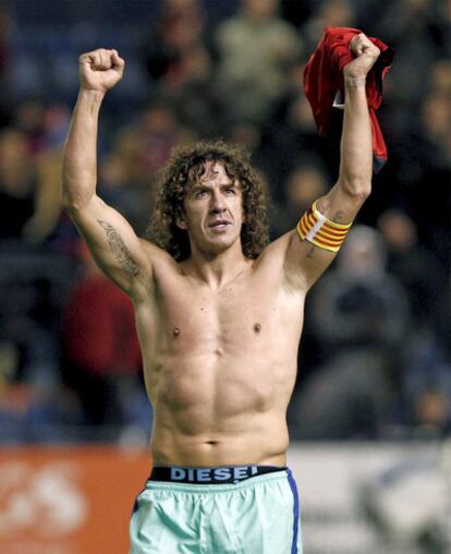 Carles Puyol, tras el partido ante Osasuna.