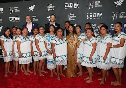 Gus Coletti, Alfonso Algara and Yalitza Aparicio