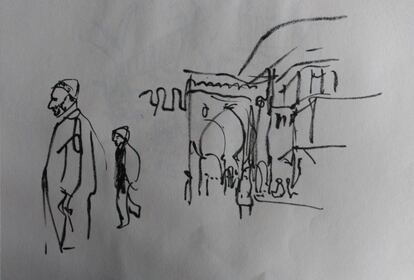 <i>Idilio</i> y <i>El anacoreta</i>, de Fortuny, son los dos cuadros que Montesol tenía en mente cuando se concretó la idea del cómic: "Lo tuve claro enseguida". En noviembre de 1974, Montesol vio una representación de las batallas de Prim en Marruecos en una exposición que hubo en el Museo de Arte Moderno de Barcelona. Todo el hilo argumental de las viñetas son la continuación cronológica de aquel descubrimiento.