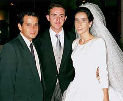 Antonio Camacho, en el día de su boda.