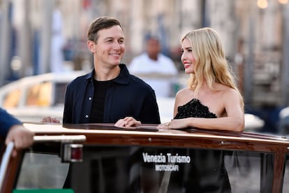 Ivanka Trump y su esposo Jared, este fin de semana en Venecia.