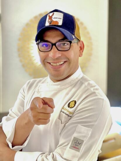El chef colombiano Edwin Rodríguez, de Quimbaya, uno de los dos establecimientos madrileños que logran una de las preciadas estrellas.