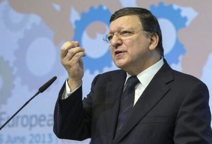 El presidente de la Comisi&oacute;n, Dur&atilde;o Barroso.