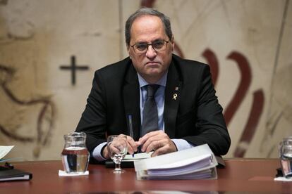 El presidente catalán, Quim Torra.