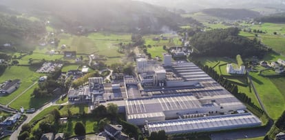 Fábrica de Reny Picot en Anleo, Asturias. 