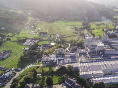 Fábrica de Reny Picot en Anleo, Asturias. 