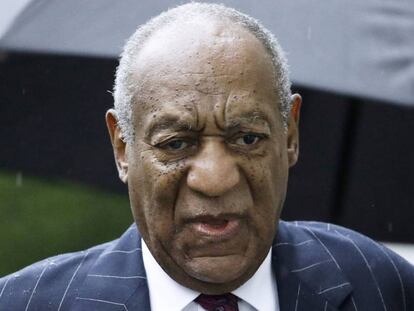 Bill Cosby, el pasado mes de septiembre, momentos antes de ser condenado.