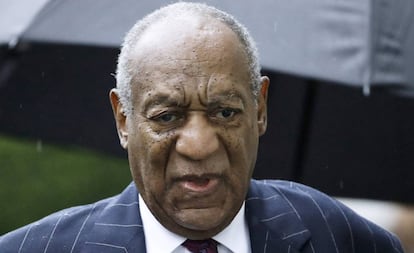 Bill Cosby, el pasado mes de septiembre, momentos antes de ser condenado.