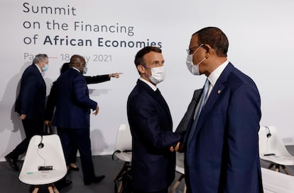 Emmanuel Macron y Mohamed Bazoum