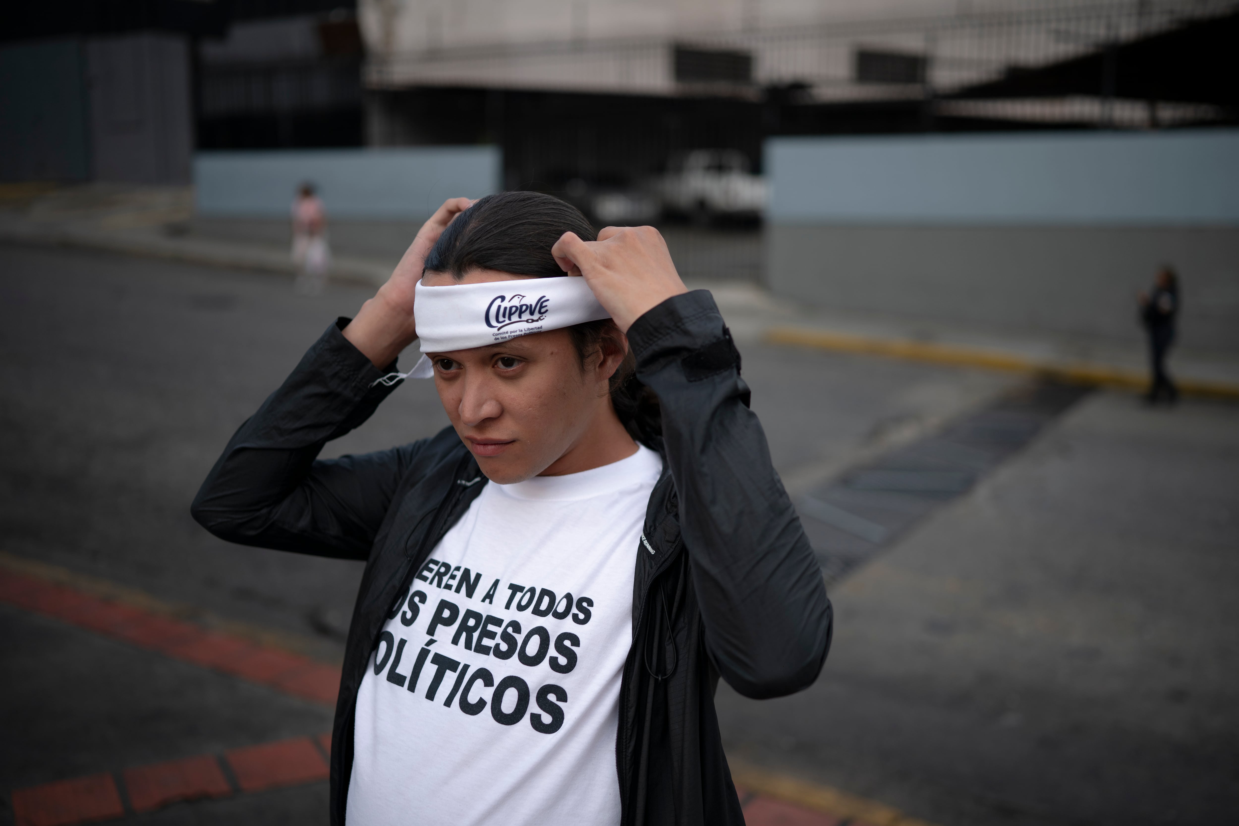 Diego Casanova, defensor de derechos humanos, en Caracas, Venezuela, el 4 de marzo.