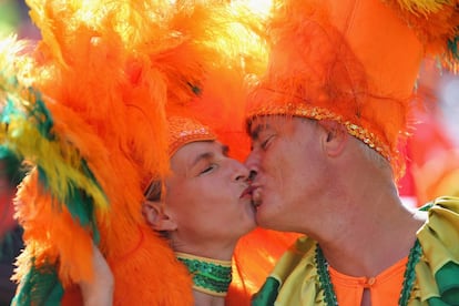 Um casal holandês em São Paulo.