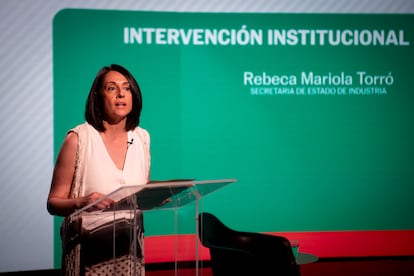 Rebeca Mariola Torró, Secretaría de Estado de Industria. 